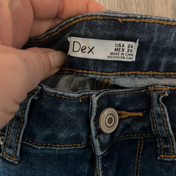 🏁 Dex denim High waisted jeans size 26 - Picture 6 of 10